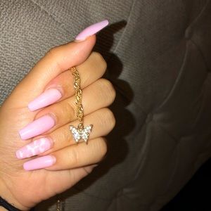 butterfly pendant necklace